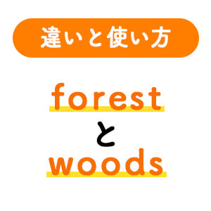 1分でわかる Forestとwoodsの違いと正しい使い方 ペラペラ部